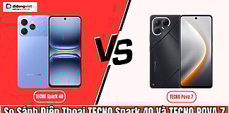 So sánh TECNO Spark 40 và TECNO POVA 7