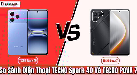 So sánh TECNO Spark 40 và TECNO POVA 7