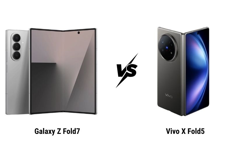 Samsung Galaxy Z Fold7 vs Vivo X Fold5: So sánh thiết kế, màn hình, camera và hơn thế nữa 7 Thiết kế của Samsung Galaxy Z Fold7 và Vivo X Fold5