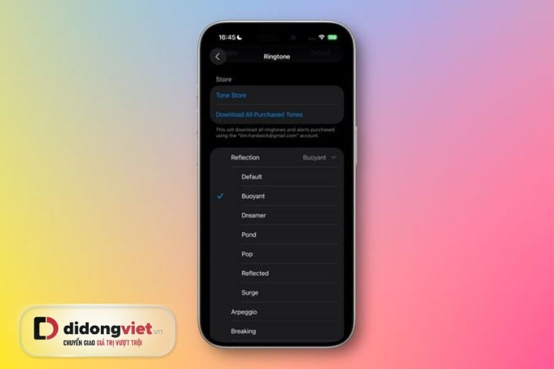 thiết lập iOS 26