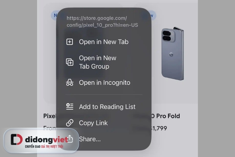 Ứng dụng Chrome iPhone lần đầu giới thiệu giao diện Liquid Glass đồng bộ với iOS 26 6 Chrome iPhone Liquid Glass iOS 26