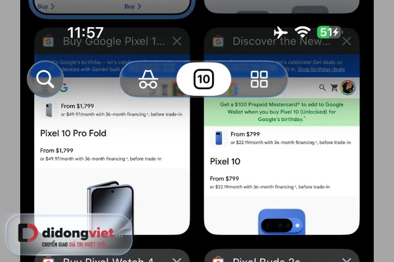 Ứng dụng Chrome iPhone lần đầu giới thiệu giao diện Liquid Glass đồng bộ với iOS 26 8 Chrome iPhone Liquid Glass iOS 26
