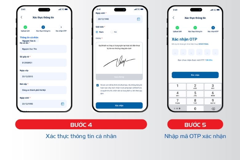 đổi eSIM trên iPhone 5 phút Di Động Việt