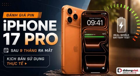 Đánh giá Pin iPhone 17 Pro - Di Động Việt