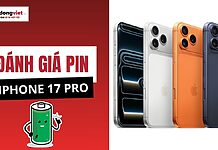 Đánh giá pin iPhone 17 Pro