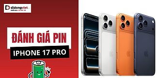 Đánh giá pin iPhone 17 Pro