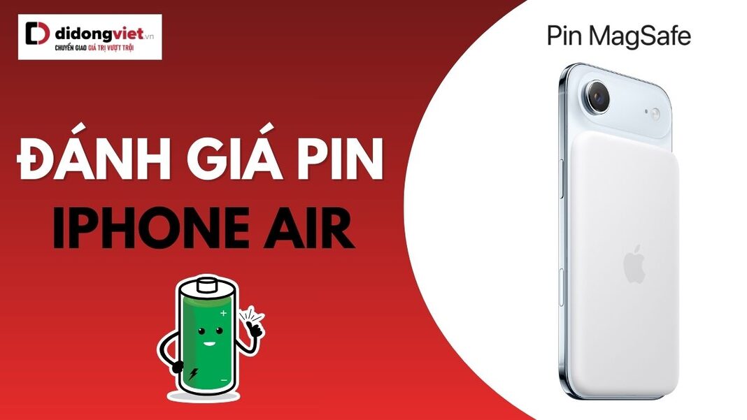 Đánh giá pin iPhone Air