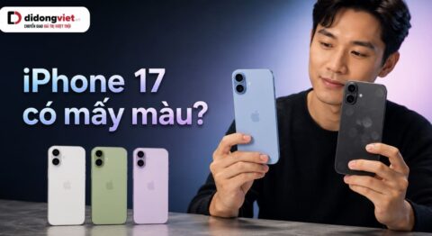 iPhone 17 có mấy màu?