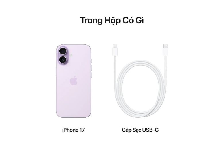 mở hộp và trên tay iPhone 17