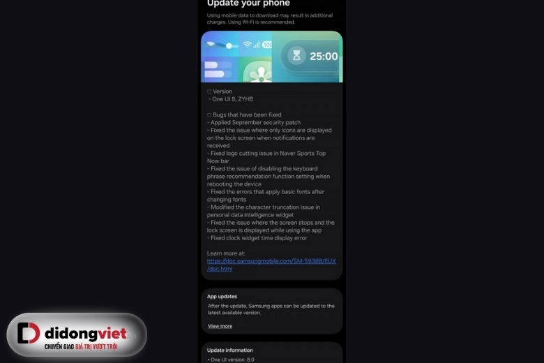 One UI 8 Beta 6 Cập Bến Galaxy S25: Những Mảnh Ghép Hoàn Thiện Cuối Cùng Trước Giờ G? 4 one ui 8 s25 ban cap nhat beta thu 6 1