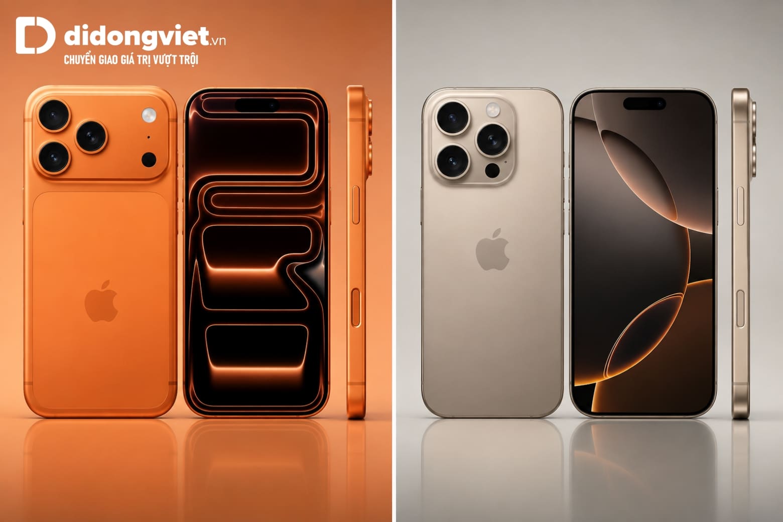 So sánh iPhone 17 Pro và iPhone 16 Pro: Đâu là lựa chọn tốt hơn? 8 iPhone 17 Pro đổi sang nhôm, trong khi iPhone 16 Pro giữ chất liệu titan cao cấp