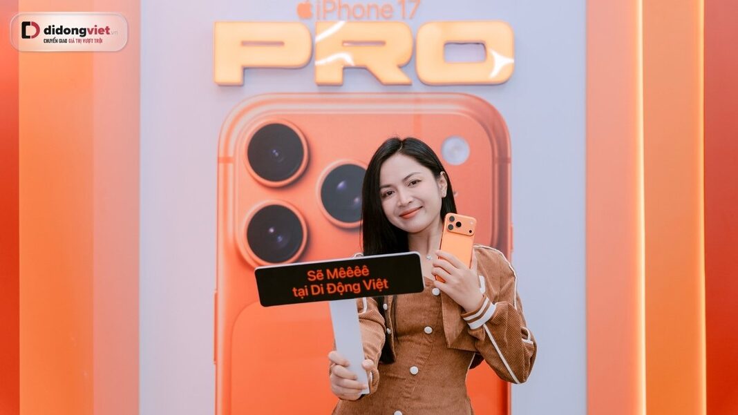 ca sĩ Duyên Quỳnh iPhone 17 Pro Max Di Động Việt