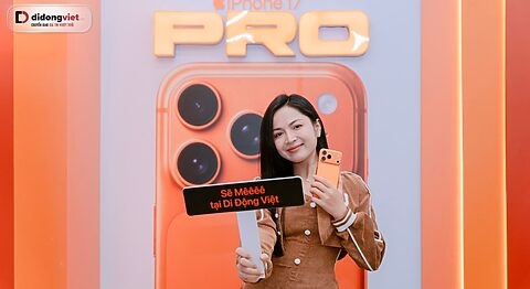 ca sĩ Duyên Quỳnh iPhone 17 Pro Max Di Động Việt