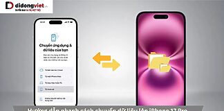 Cách chuyển dữ liệu lên iPhone 17 Pro