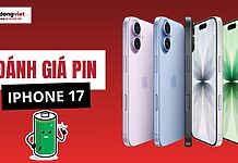 Đánh giá pin iPhone 17
