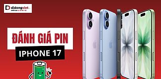 Đánh giá pin iPhone 17