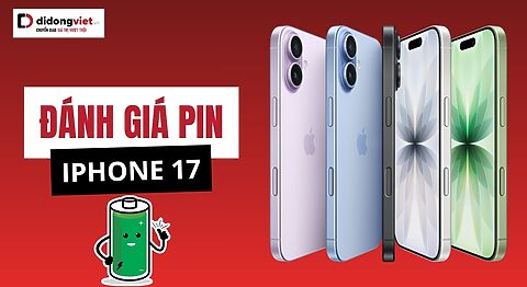 Đánh giá pin iPhone 17