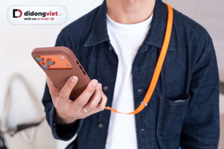 dây đeo iPhone 17 Crossbody Strap thiết kế linh hoạt