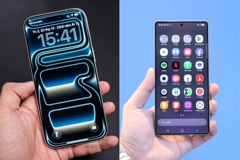 iPhone 17 Pro vs Samsung Galaxy S25 Ultra màn hình