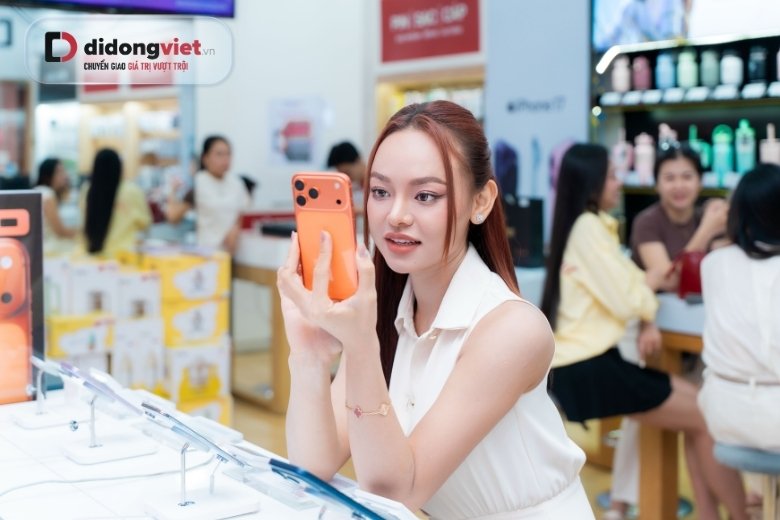 Mai Ngô yên tâm khi sắm iPhone 17 Pro Max Di Động Việt