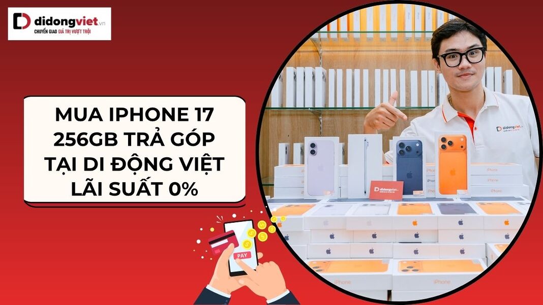 mua iPhone 17 256GB trả góp