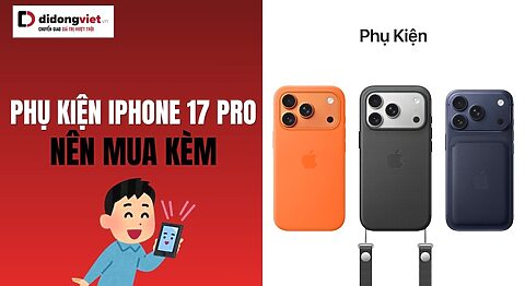 Phụ kiện iPhone 17 Pro nên mua kèm