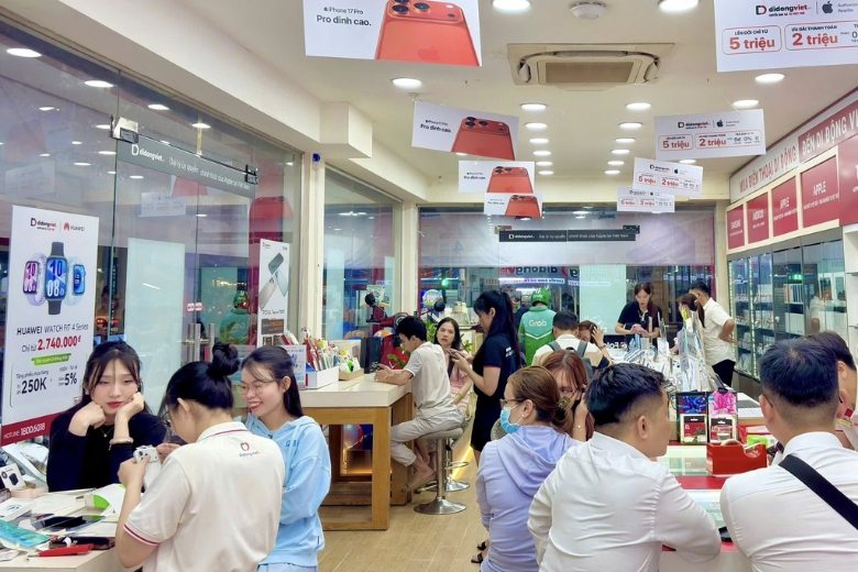 Mua iPhone 17 256GB trả góp 0% tại Di Động Việt, nhận máy ngay 9 quy trình mua iPhone 17 256GB trả góp
