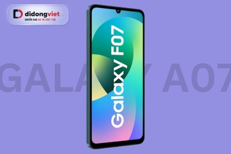 Samsung Galaxy F07 ra mắt cùng A07, M07
