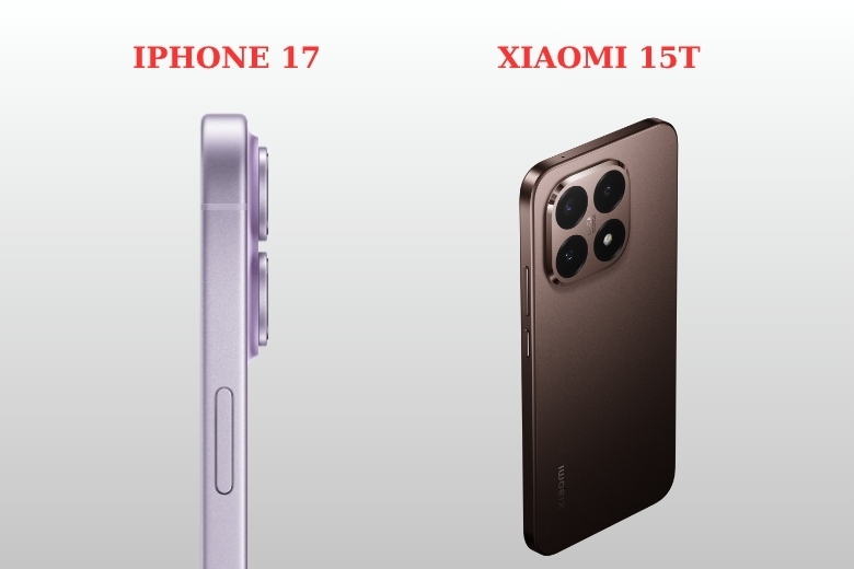 iPhone 17 vs Xiaomi 15T: Đâu là Flagship đáng mua nhất năm 2025? 13 So sánh iPhone 17 và Xiaomi 15T về thiết kế