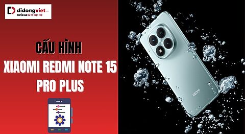 Cấu hình Redmi Note 15 Pro Plus: Màn hình, chip, camera, pin Cấu hình Xiaomi Redmi Note 15 Pro Plus