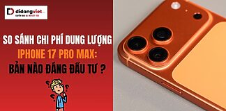 chi phí dung lượng iPhone 17 Pro Max