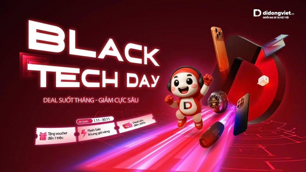 flash sale black friday 2025 - black tech day Di Động Việt
