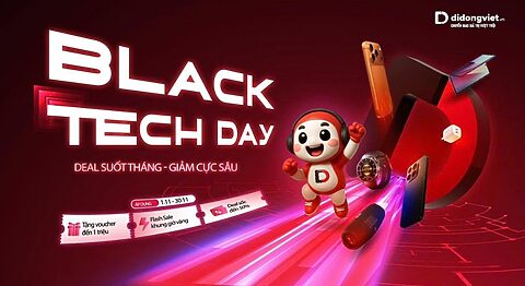“Giờ Vàng” Flash Sale Black Friday 2025: Di Động Việt khởi động Black Tech Day, loạt deal công nghệ giảm kịch sàn flash sale black friday 2025 - black tech day Di Động Việt