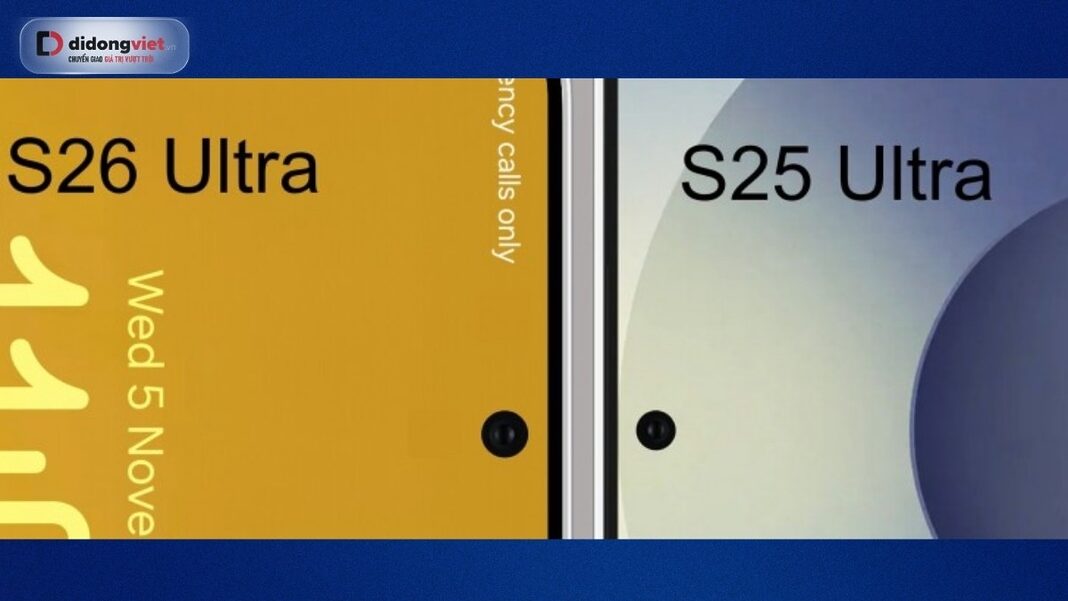 Galaxy S26 Ultra camera selfie FOV góc rộng