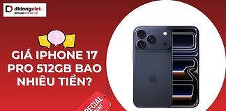 Giá iphone 17 Pro 512gb bao nhiêu tiền