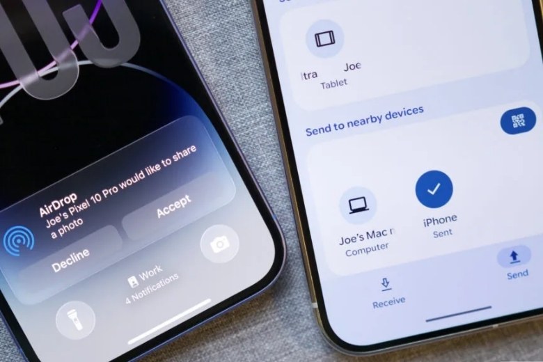 Google Quick Share hỗ trợ AirDrop giúp truyền file dễ dàng hơn