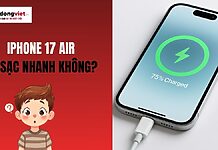 iPhone Air có sạc nhanh không