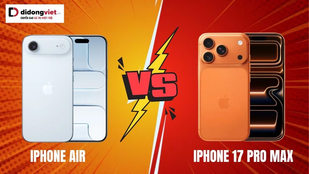 iPhone Air vs iPhone 17 Pro Max