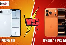 iPhone Air vs iPhone 17 Pro Max: Chọn phong cách hay hiệu năng? iPhone Air vs iPhone 17 Pro Max