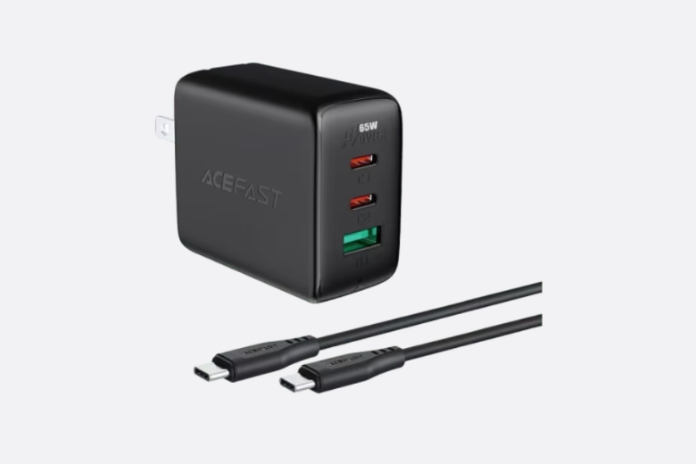 TOP 10 phụ kiện giá sốc (tai nghe, sạc, đồng hồ) đáng mua dịp Black Friday 2025 tại Di Động Việt 21 phụ kiện giá sốc Black Friday bộ sạc Acefast 65W