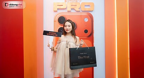 Phương Mỹ Chi sắm iPhone 17 Pro Max Di Động Việt
