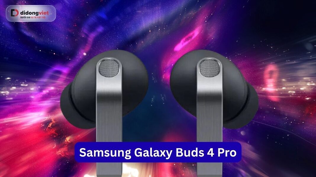 Samsung Galaxy Buds 4 Pro lộ diện thiết kế mới