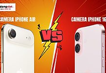 Camera iPhone Air và iPhone 16