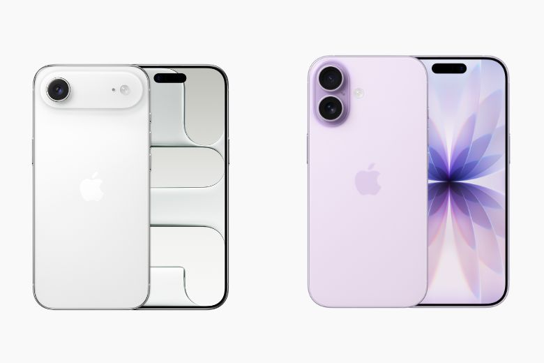 So sánh giá iPhone Air và iPhone 17