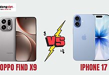 So sánh OPPO Find X9 vs iPhone 17