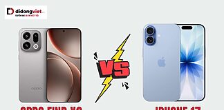 So sánh OPPO Find X9 vs iPhone 17