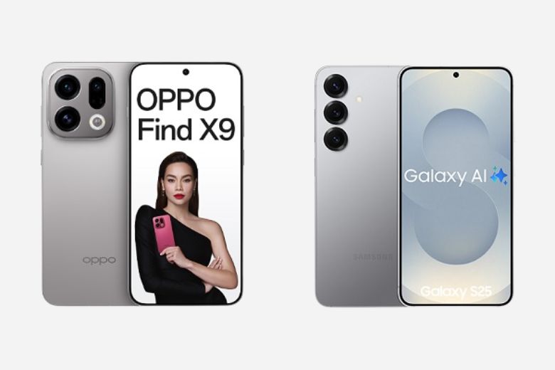 So sánh OPPO Find X9 vs Samsung S25