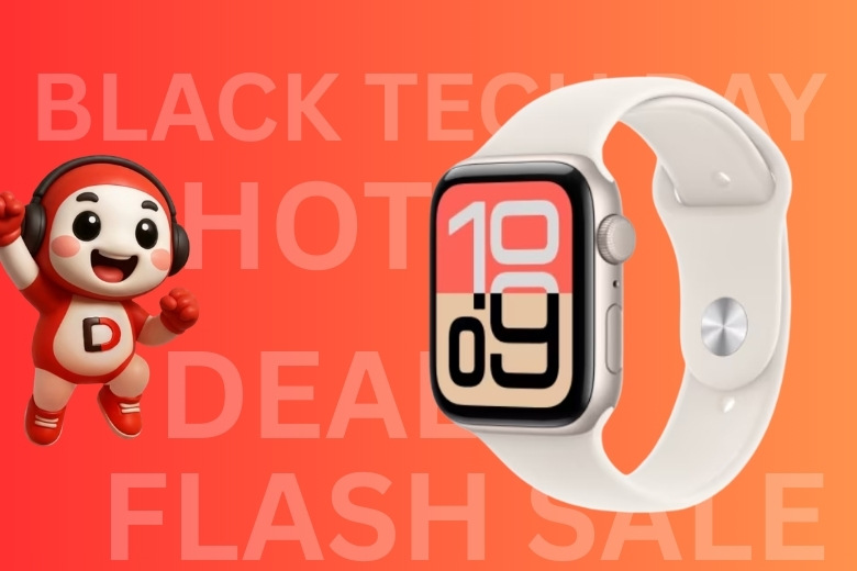 TOP 5 Đồng hồ thông minh giá tốt đáng mua dịp Black Friday tại Di Động Việt 8 Apple Watch SE 3 - đồng hồ thông minh giá tốt Black Friday 2025 Di Động Việt