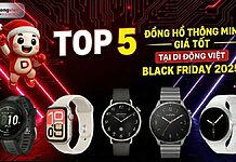 Top 5 đồng hồ thông minh giá tốt black friday 2025 Di Động Việt