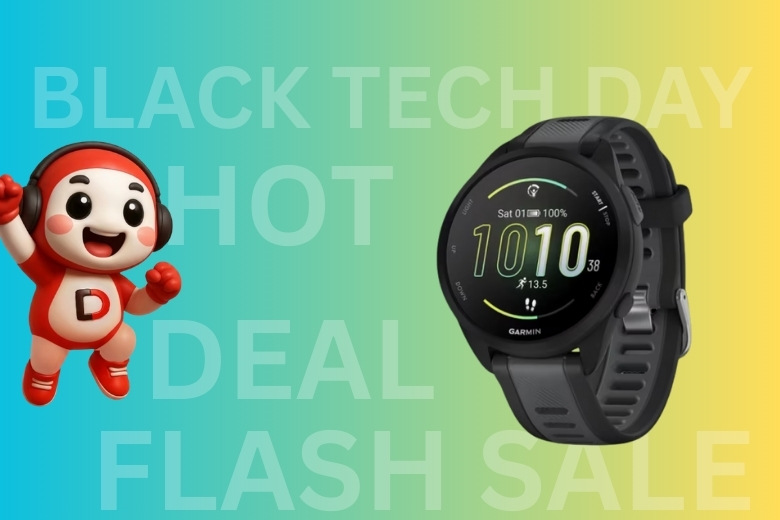 TOP 5 Đồng hồ thông minh giá tốt đáng mua dịp Black Friday tại Di Động Việt 12 đồng hồ giá tốt Garmin Forerunner 165 Black Friday 2025